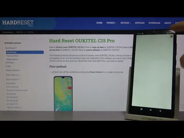 'Video thumbnail for OUKITEL C15 Pro – Check All Phone Specifications Using CPU-Z App'