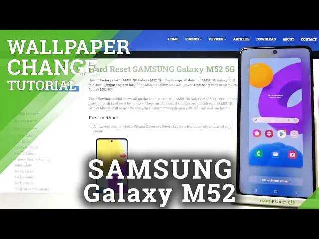 Video thumbnail for Default Wallpapers list on Samsung Galaxy M52