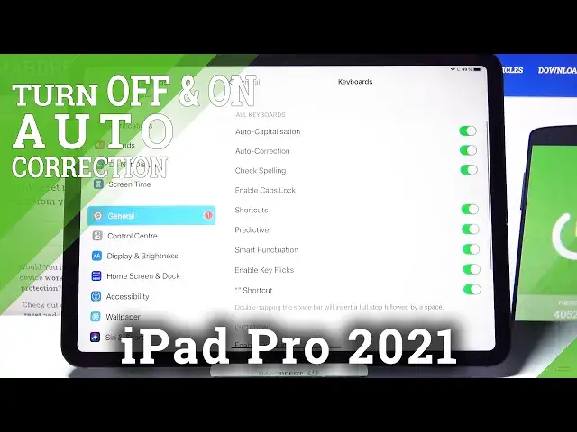 Video thumbnail for How to Enter Text Correction Options in iPad Pro 2021 – Keyboard Settings