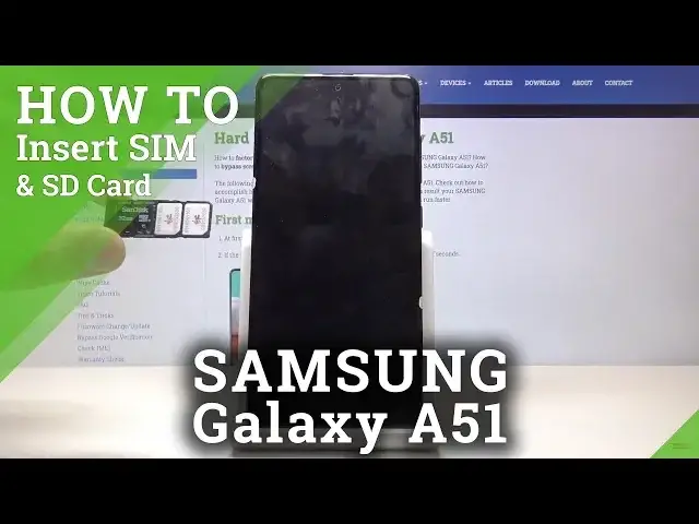 Video thumbnail for How to Insert Nano SIM Card to SAMSUNG Galaxy A51 – Input Micro SD Card