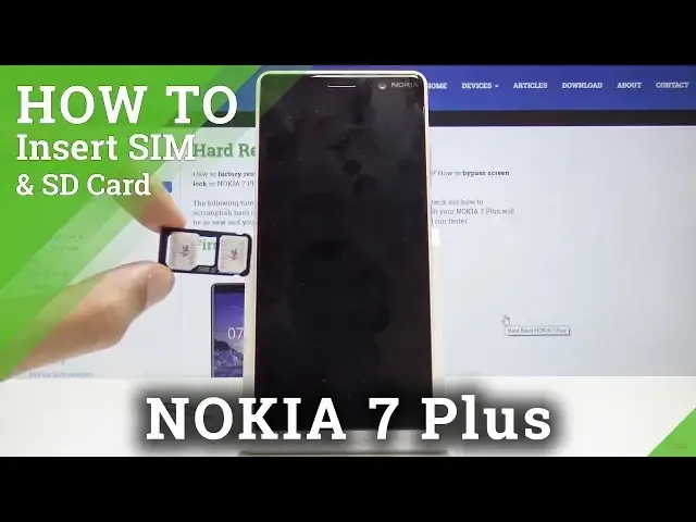 Video thumbnail for How to Insert Nano SIM Card to Nokia 7 Plus - Install Micro SD Card