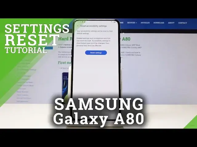 'Video thumbnail for How to Reset Accessibility Settings in SAMSUNG Galaxy A80'