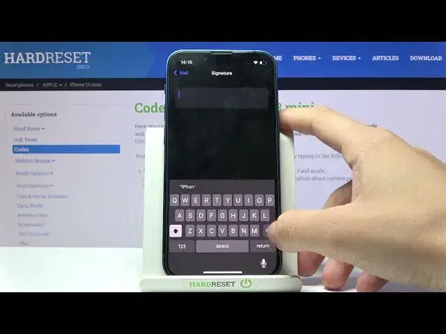 'Video thumbnail for How to Change Email Signature on iPhone 13 mini – Personalize Signature'