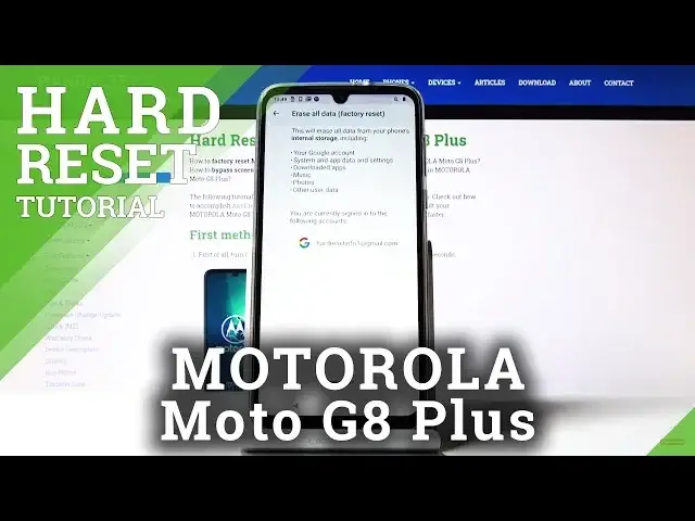 Video thumbnail for Factory Reset MOTOROLA Moto G8 Plus – Delete All Content & Settings
