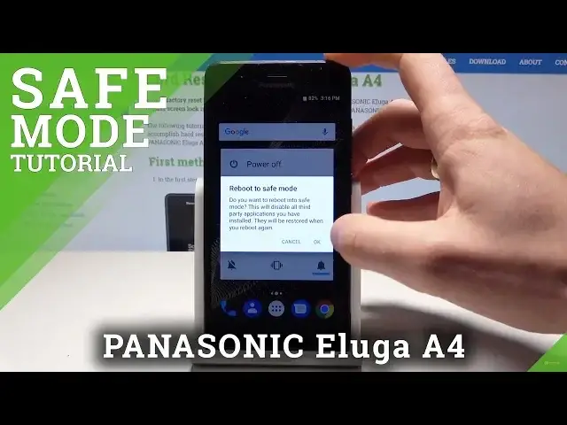 Video thumbnail for Safe Mode PANASONIC Eluga A4 - How to Enter / Quit Safe Mode