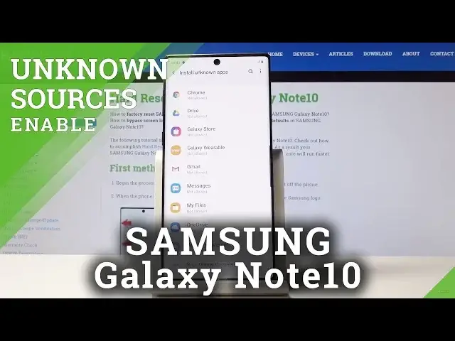'Video thumbnail for How to Allow Unknown Sources in SAMSUNG Galaxy Note 10 - Install Unknown Apps'