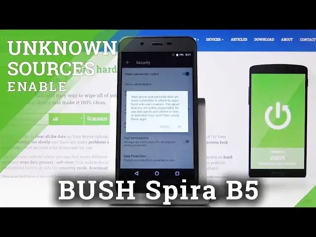 Video thumbnail for How to Allow Apps Installation from Unknown Sources on BUSH Spira B5