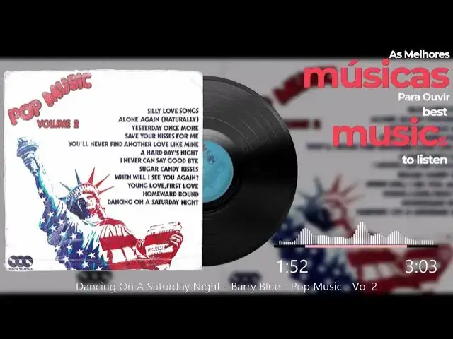 Video thumbnail for Dancing On A Saturday Night - Barry Blue - Pop Music - Vol 2 - 1977