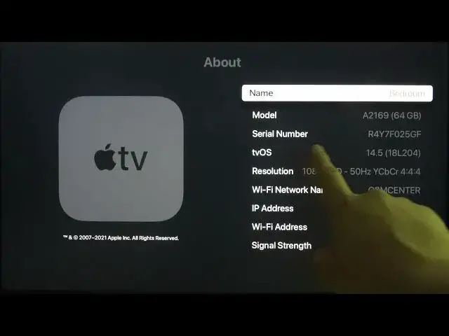 'Video thumbnail for How to Check APPLE TV 4K Serial Number - Where to Find Apple TV Identification Number - Video Guide'