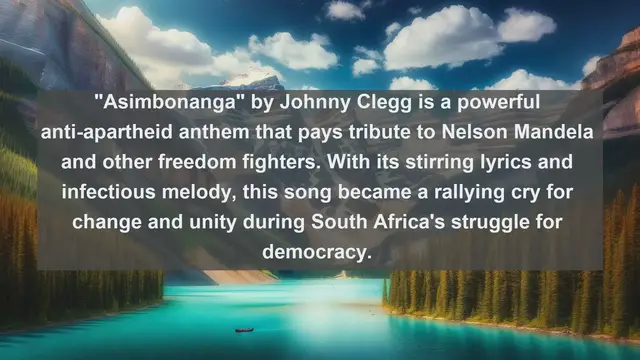 Video thumbnail for Harmonious Gems of South Africa: Top 10 Beautiful Songs Reflecting the Nation's Musical Diversity