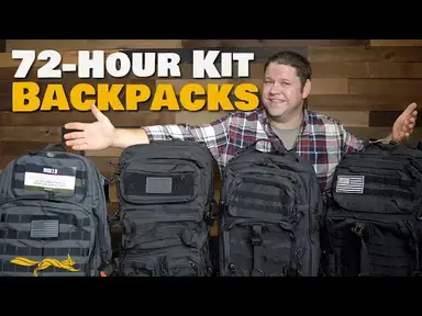 'Video thumbnail for I Bought 4 Backpacks to Compare for 72-Hour Kits'