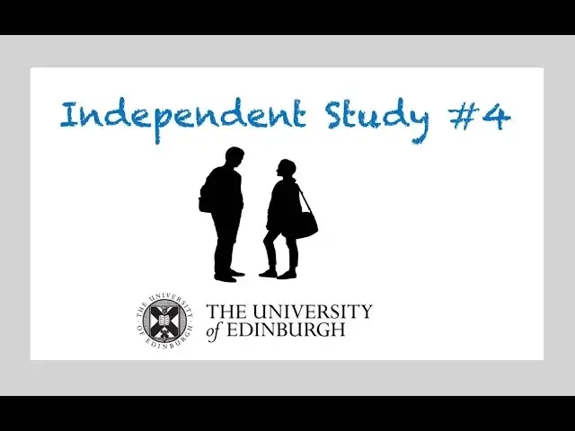 Video thumbnail for Independent Study Video 4: Lesson & worksheet (Edinburgh University)