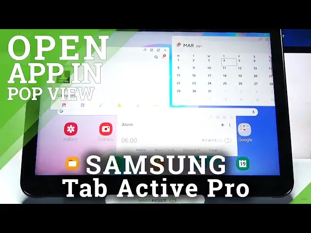 'Video thumbnail for How to Open Apps in Pop Up View in SAMSUNG Galaxy Tab Active Pro – Split Screen'
