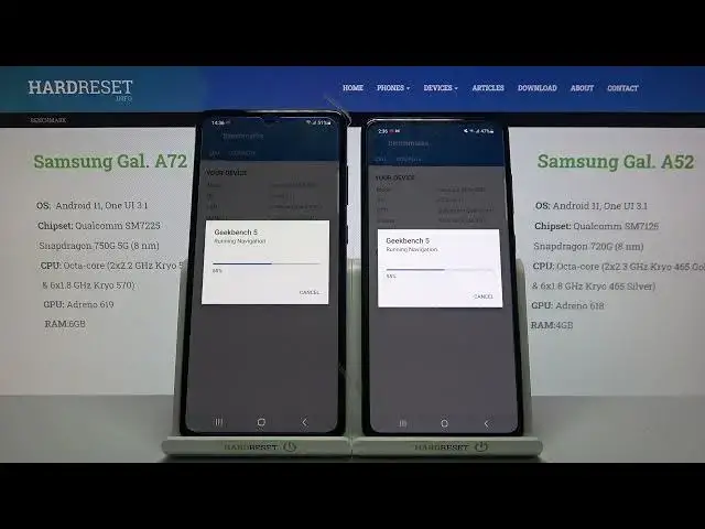 'Video thumbnail for Samsung Galaxy A72 vs Samsung Galaxy A52 Geekbench 5 Comparison -  Snadragon 750G vs Snapdragon 720G'