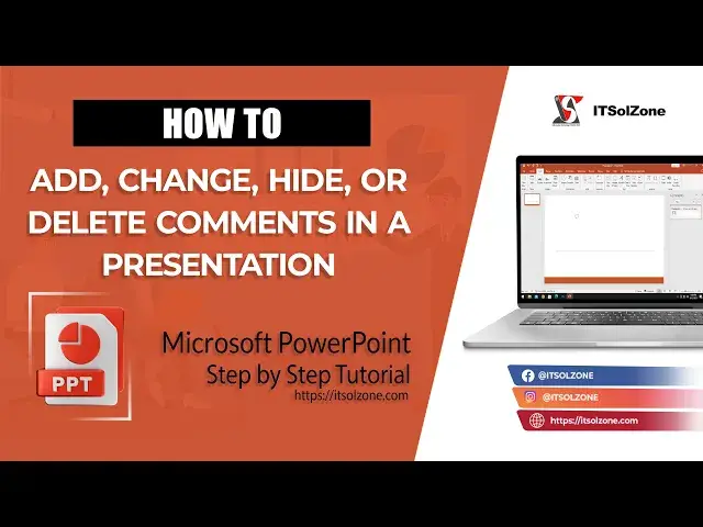 'Video thumbnail for Mastering PowerPoint: Adding, Changing, Hiding, or Deleting Comments in Your Presentation | Tutorial'