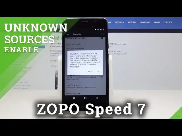 Video thumbnail for How to Allow Unknown Sources on ZOPO Speed 7 – Install Applications