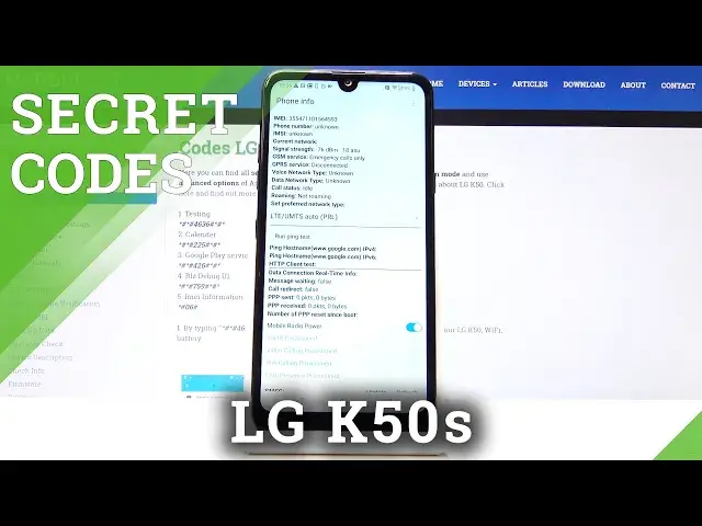 Video thumbnail for Secret Codes for LG K50 - Testing Menu / Advanced Info