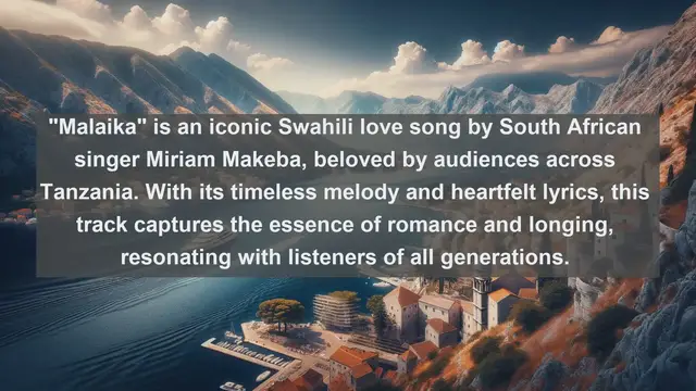 Video thumbnail for Serenading the Soul: Top 10 Beautiful Songs from Tanzania's Musical Landscape