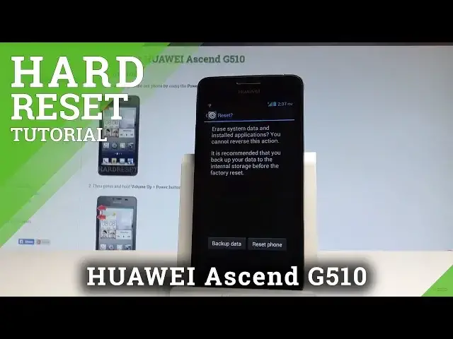 'Video thumbnail for How to Factory Reset HUAWEI Ascend G510 - Master Reset / Wipe Data |HardReset.Info'