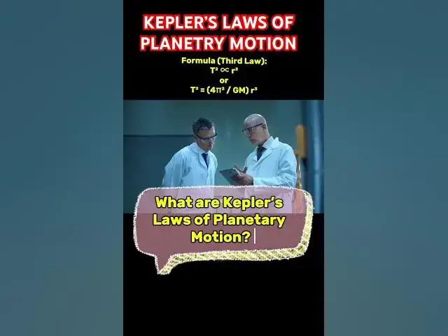 'Video thumbnail for What are Kepler’s laws of planetry motion #keplerians #kepler #planetrymotion #physics #space'