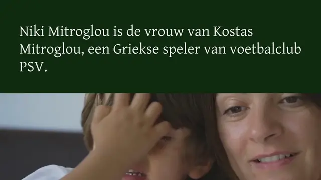 Video thumbnail for Niki Mitroglou vrouw van Kostas Mitroglou: