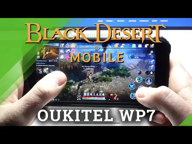 'Video thumbnail for Test Game Black Desert on OUKITEL WP7 | Cortex-A75 | 8GB RAM | Gameplay - FPS Check'