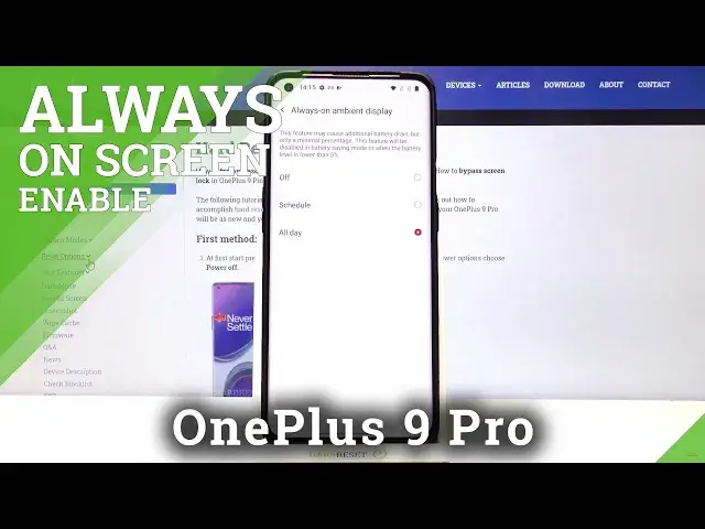 Video thumbnail for How to Activate Always On Display Option in OnePlus 9 Pro - Turn On Always On Display