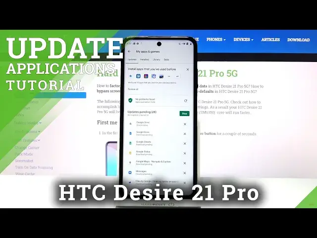 Video thumbnail for How to Update Apps on HTC Desire 21 Pro – Download Newest App Updates