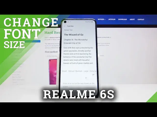 'Video thumbnail for How to Adjust Font Size in REALME 6s - Resize Displayed Text'
