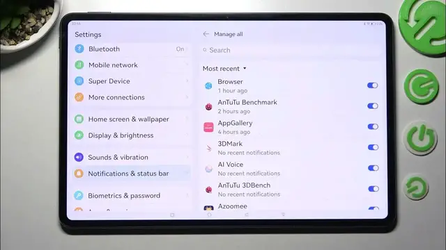 Video thumbnail for How to Manage Phone Notification in HUAWEI MatePad Pro 12.6 – Notifications Management