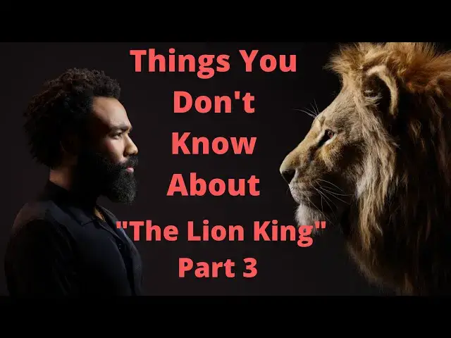Video thumbnail for Things You Don't Know About "The Lion King" Part 3
