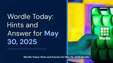 'Video thumbnail for Wordle today: Answer, hints for May 30, 2025'