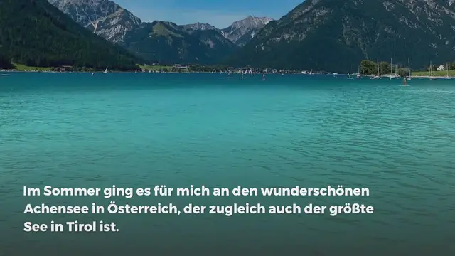 Video thumbnail for Urlaub am Achensee: Tipps für deinen Urlaub am Tiroler Meer