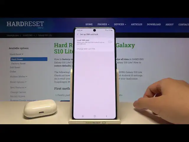 'Video thumbnail for How to Remove PIN Protection from SIM Card in Samsung Galaxy S10 Lite - Delete SIM Card PIN'