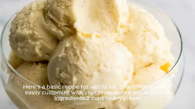 Video thumbnail for Homemade ice cream recipe