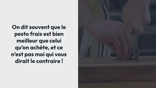 Video thumbnail for Pesto de mâche aux cerneaux de noix