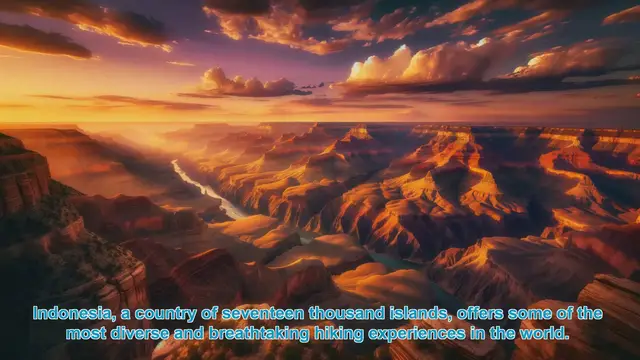 Video thumbnail for Exploring Indonesia's Top 10 Hiking Destinations