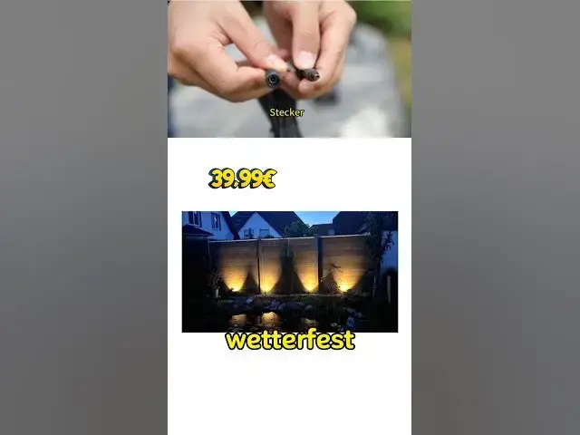 Video thumbnail for LED Gartenstrahler 3000K – Helles, wetterfestes Licht für Garten & Terrasse