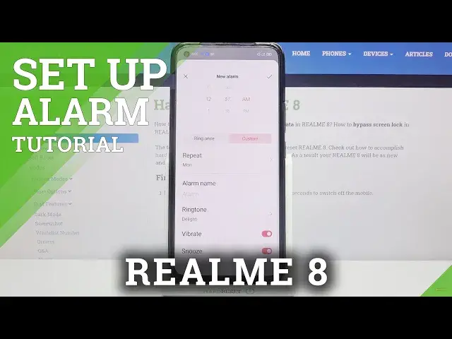Video thumbnail for How to Set Up Alarm Clock on REALME 8 – Manage Alarm Clock Settings