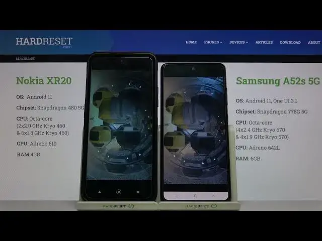 'Video thumbnail for NOKIA XR20 vs SAMSUNG Galaxy A52s 5G - 3DMark Sling Shot Extreme'