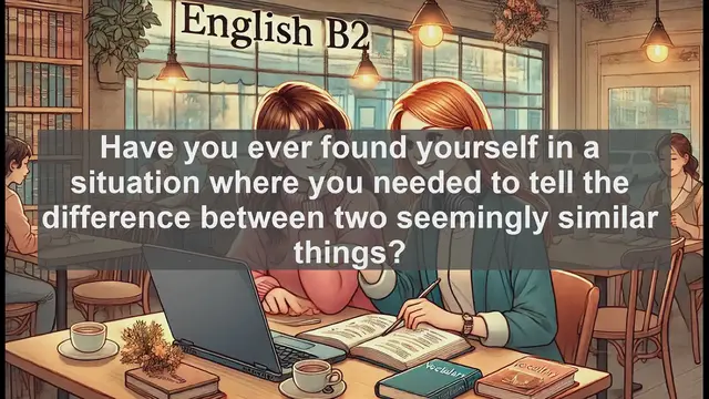 Video thumbnail for 1500 Must Know CEFR B2 Vocabulary - Master the Word 'Distinguish' for B2 English Proficiency