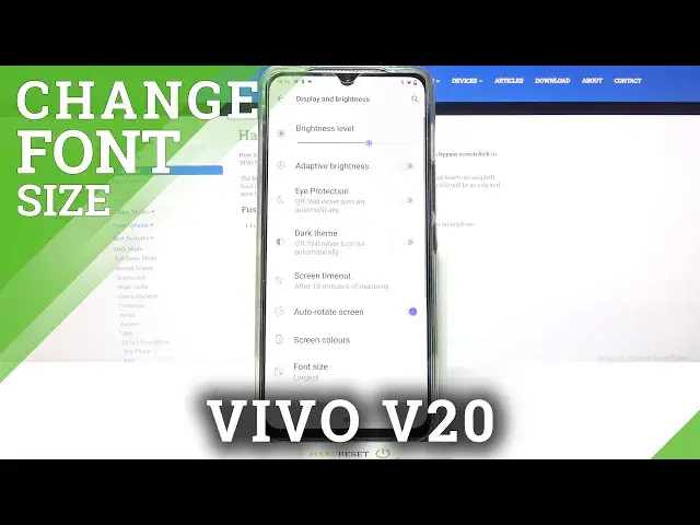 'Video thumbnail for How to Change Font Size on VIVO V20 – Adjust Text Size'
