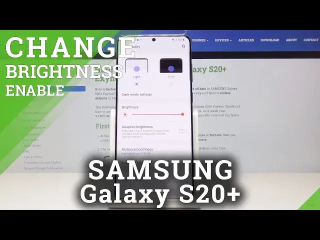 Video thumbnail for How to Activate Adaptive Brightness in Samsung Galaxy S20+ | Auto-Brightness