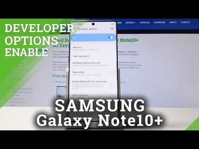 Video thumbnail for How to Enable OEM Unlocking in SAMSUNG Galaxy Note 10+ - Activate Developer Options