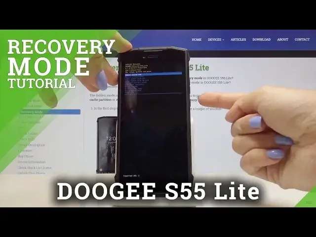 Video thumbnail for How to Boot into Recovery Mode in DOOGEE S55 Lite - Android System Recovery Mode