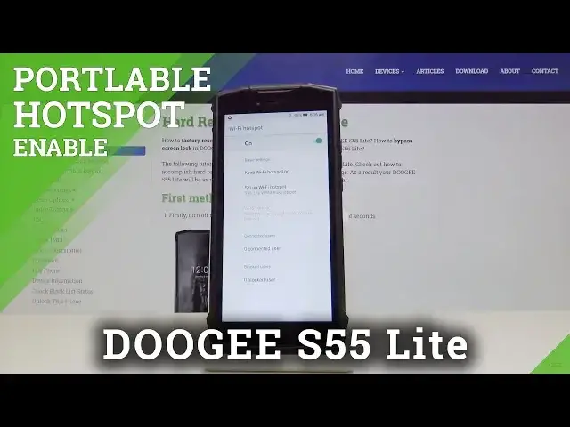 Video thumbnail for How to Create Portable Hotspot on DOOGEE S55 Lite - Share Wi-Fi