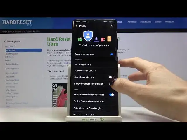 'Video thumbnail for How to Customize Receive Marketing Information in SAMSUNG Galaxy S21 Ultra'