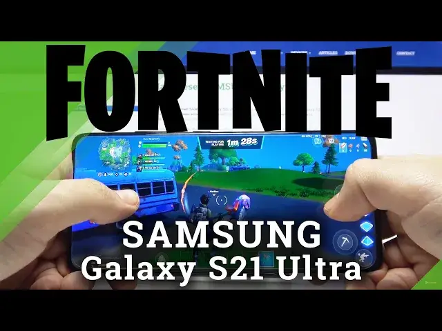 'Video thumbnail for Performance Test of FORTNITE on SAMSUNG Galaxy S21 Ultra – 120 Hz & Max Graphics'