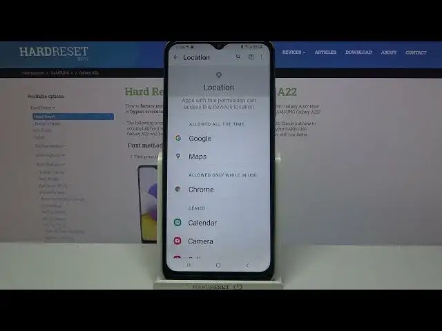 'Video thumbnail for How to Change Apps Permissions in SAMSUNG Galaxy A22 – Manage Permissions'