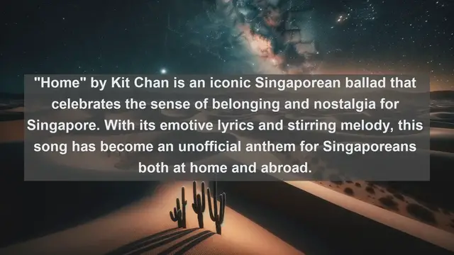 Video thumbnail for Serenade from the Lion City: Top 10 Beautiful Songs from Singapore